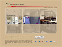 Tablet Screenshot of interspace-design.com